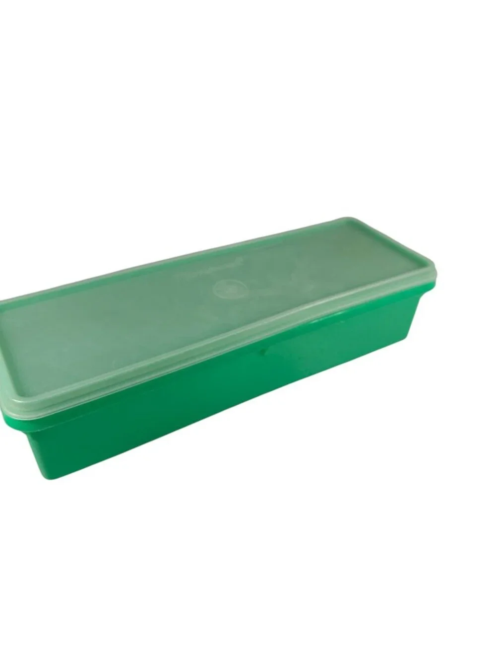 Vintage Tupperware Green Vegetable Celery Crisper Keeper Storage 892-4 W Lid in